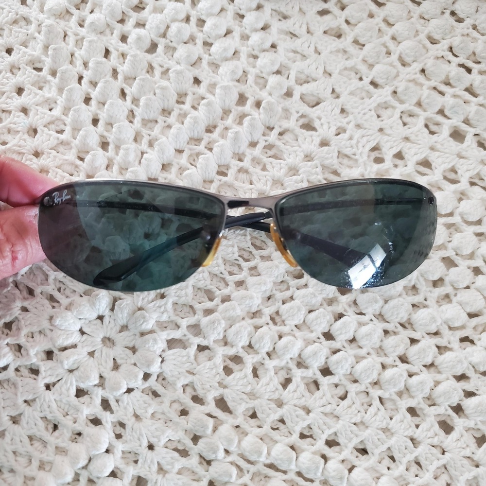 Ray-Ban RB3179 Top Bar Sunglasses Wrap Rimless 004/71 63-15 Italy FRAMES ONLY